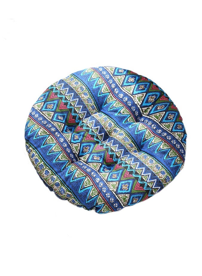 Comfortable Home Office Cotton-Linen Breathable Round Seat Cushion