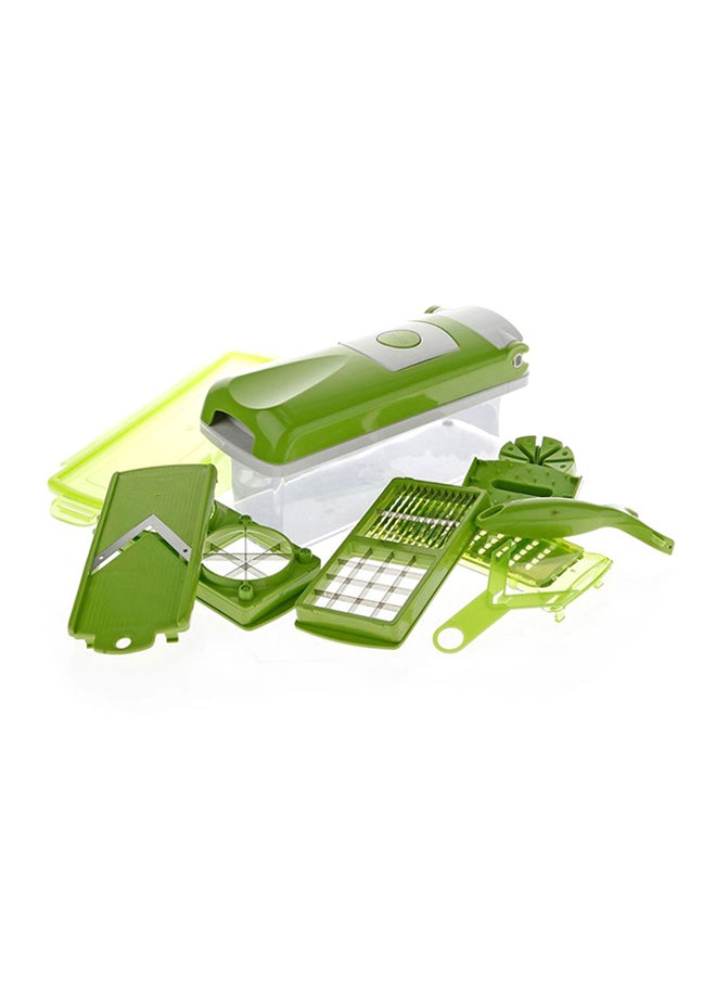 Fruit And Vegetable Slicer Green/White/Clear