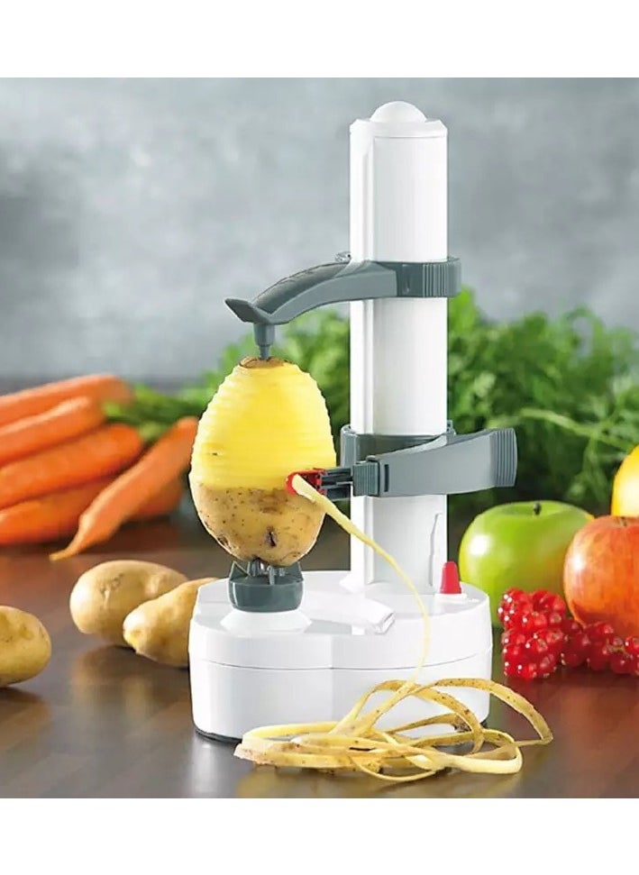 Electric Potato Peelers Automatic Rotating Apple Peeler Potato Peeling Machine Automatic Fruits Vegetables Cutter Kitchen Peeling Tool