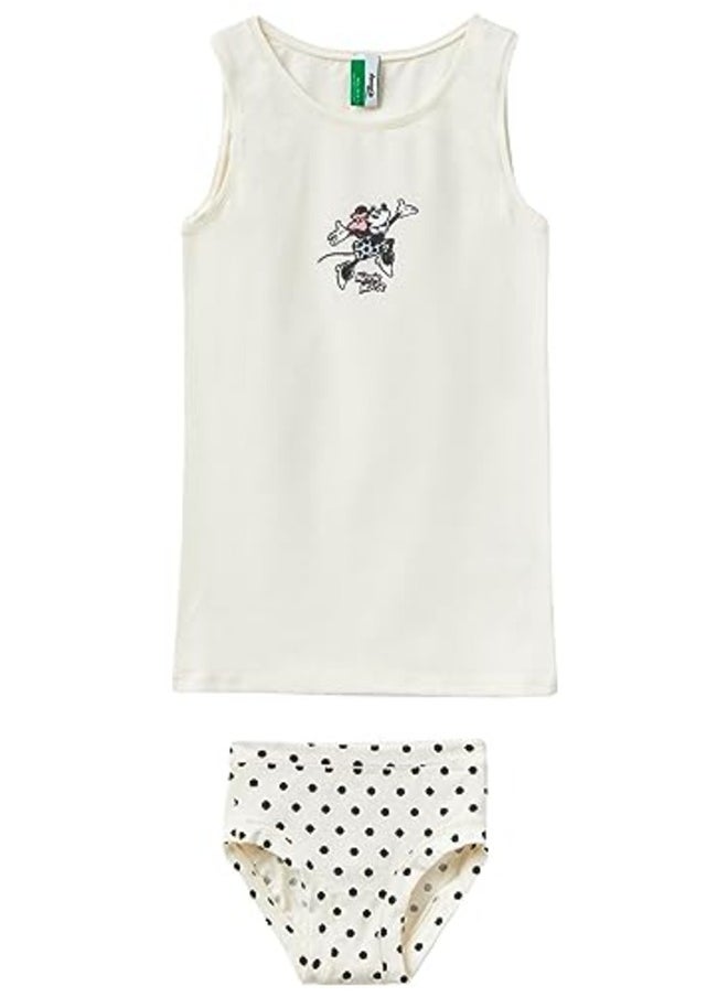 Minnie Tank Top And Underwear Set