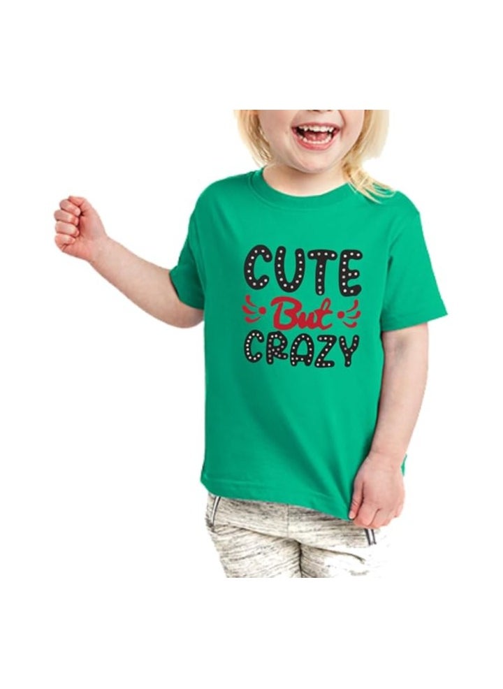 Kids Multi Colour Combo Printed Design T-shirt For Girls-Fashionable Short Sleeve T-Shirt Casual Daily Shirt For Kids-Assorted Colors