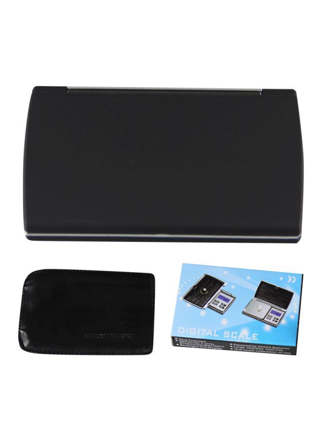 Digital Pocket Weighing Scale Black 13.00x2.70x8.70cm