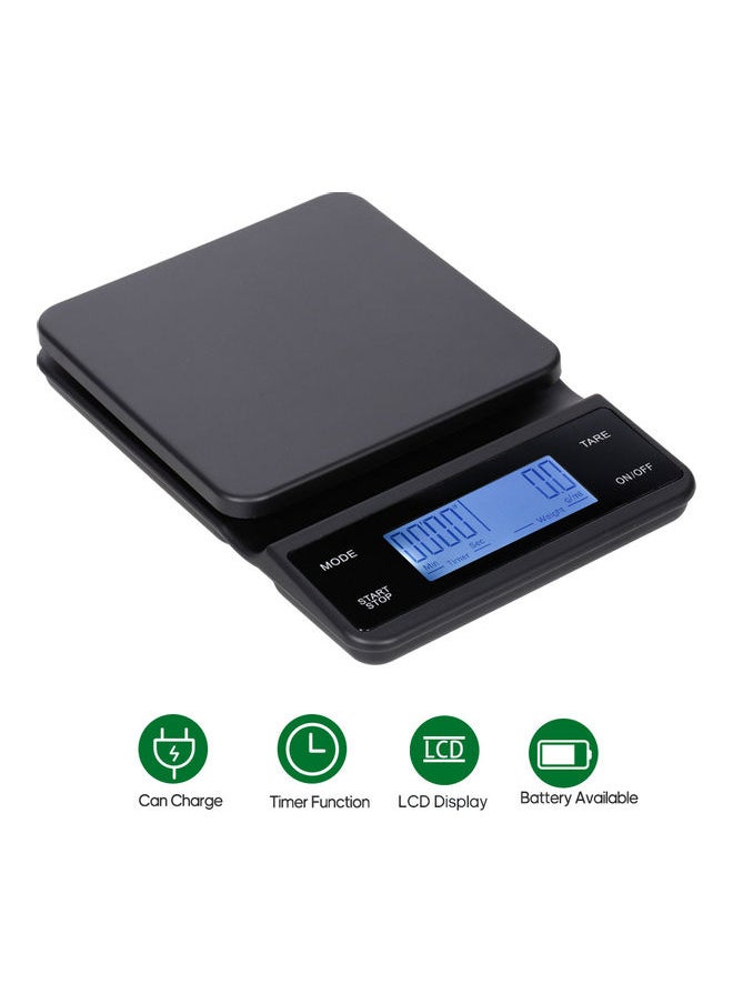 Digital Kitchen Scale Food Coffee with Timer black N50858721A, N43500014A, N40860078A, N21161607A, N22491752A, N28861868Acm