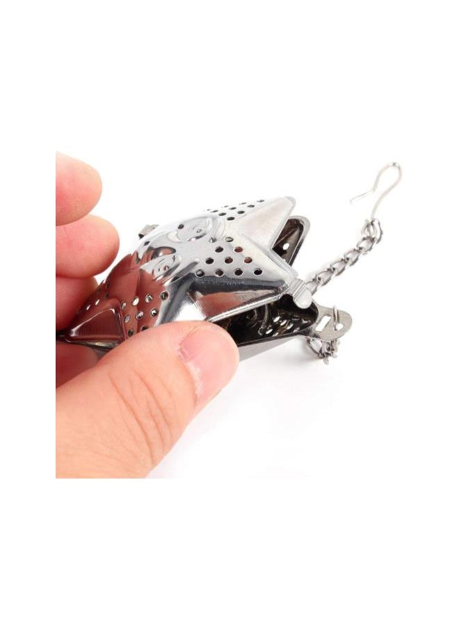 Star Chain Tea Infuser, Stainless Steel Tea Strainer Tea Steeper for Loose Tea Spice 2x 2 Inch