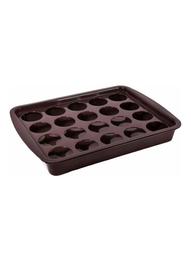 20 Cavity Tray Brown