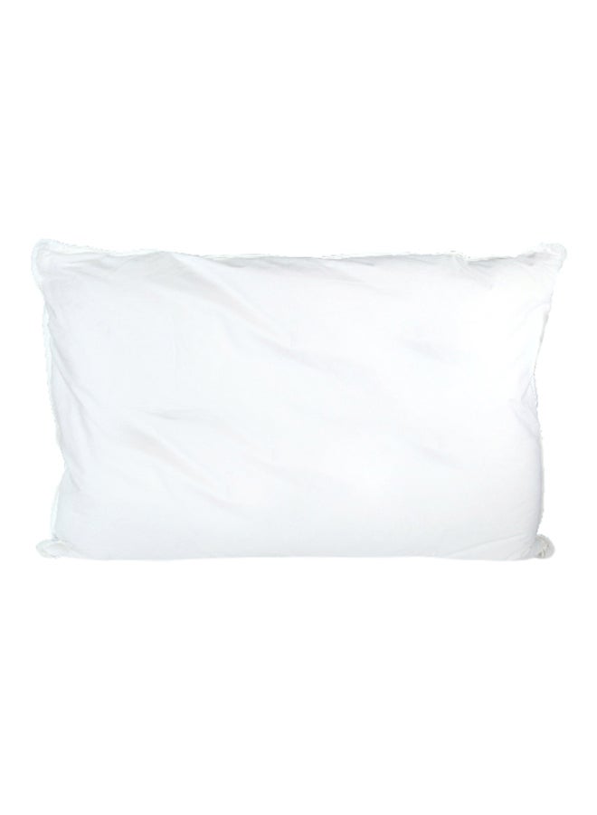 HRU Goose Feather Pillow Cotton White 50x70cm