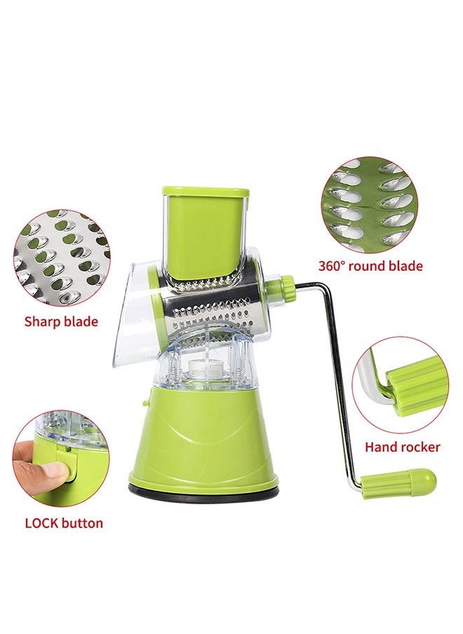 Manual Vegetable Cutter Green 30 x 20 x 10centimeter