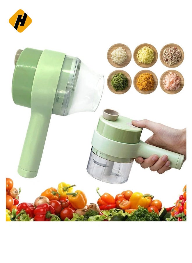 4 in 1 Handheld Electric Vegetable Cutter Set -