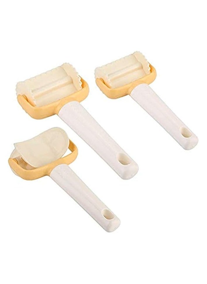 Rolling Dough Cutters,Cookies Biscuits Mold Dumpling Ravioli Skin Maker, Circle Square Dough Stamp Pasta Press Tool Accessory for Kitchen Bakery