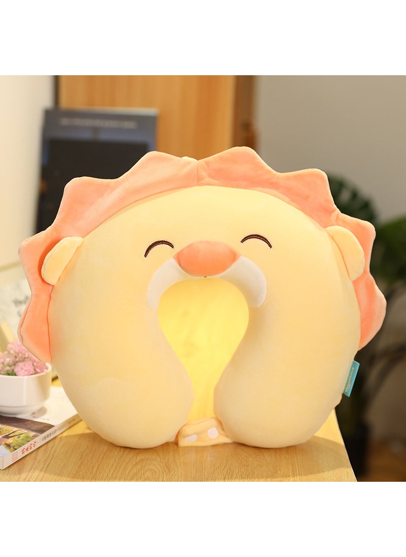 Cute Cartoon Slow Rebound Memory Foam Unicorn Sloth U-Shaped Pillow Lion