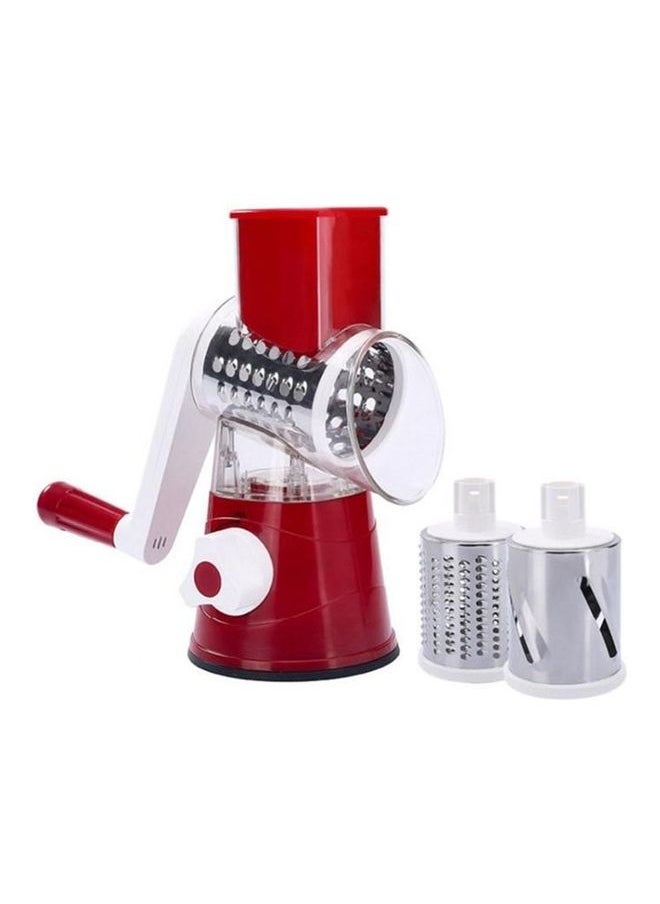 3 in 1 Round Veggie Chopper Red 26*24*12cm