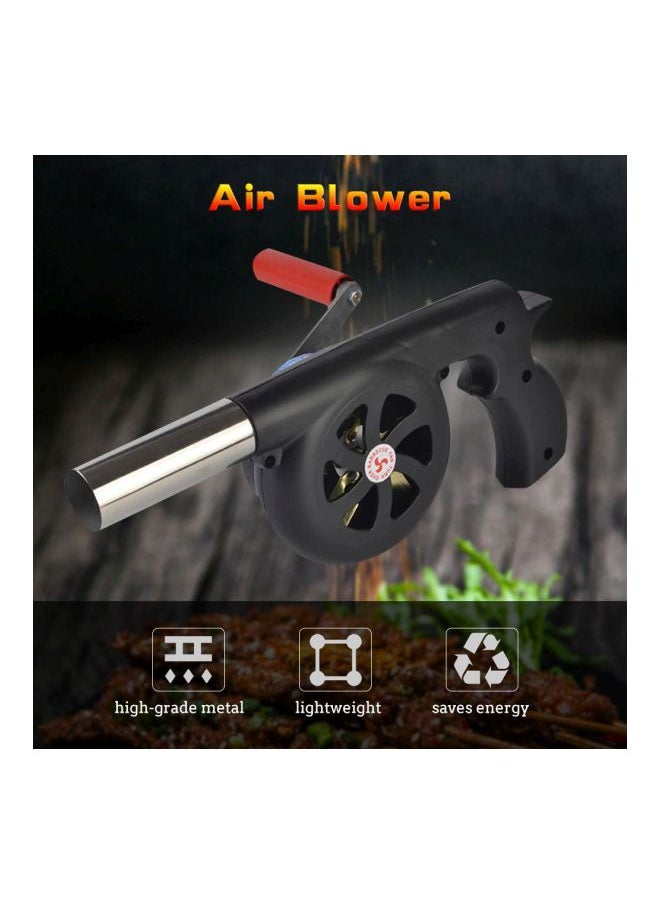 BBQ Air Blower Black/Red 30x20x10centimeter