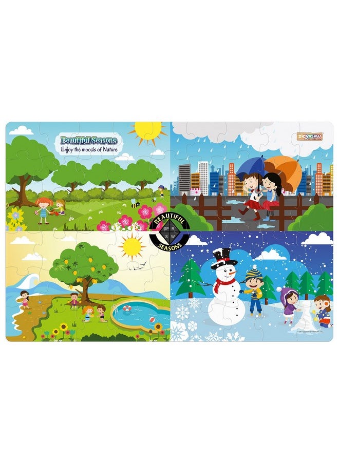 Beautiful Seasons Premium Giant Floor Puzzle Game | Creative Challenging Educational Puzzles For Kids(Above 3 Years)