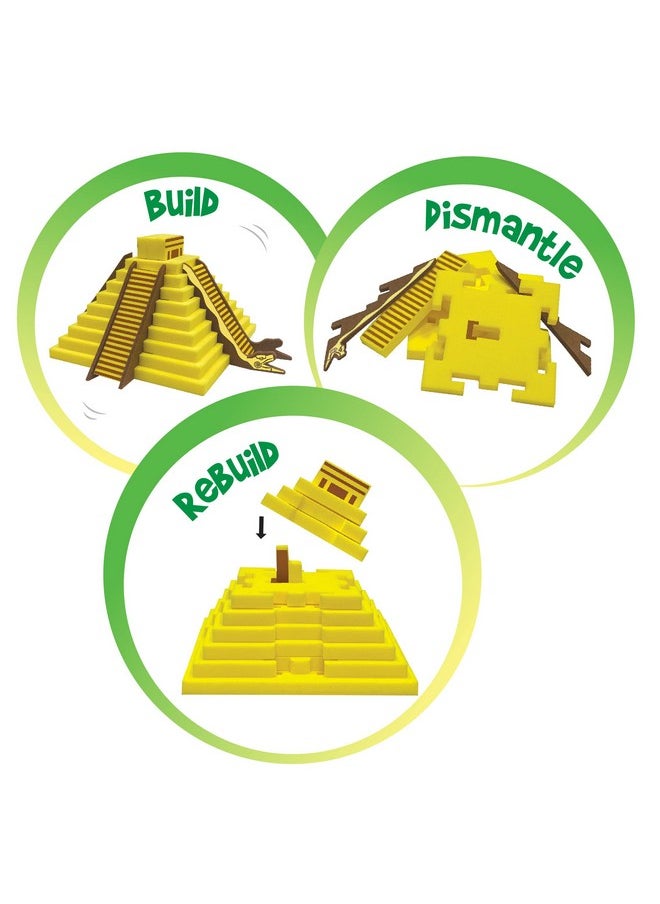 Mapology - Monuments Of The World Educational Toy And Learning Aid - Puzzles For Kids For Age 5 Years+