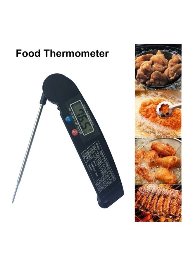 Digital Food Thermometer Orange/Silver 20x1.80x7.50cm