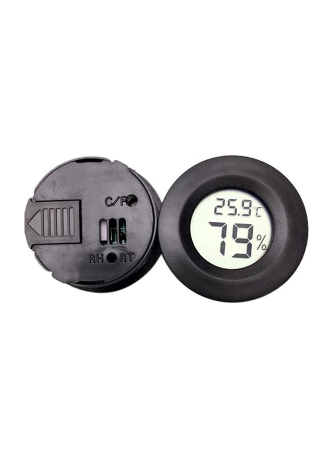 Mini Digital Temperature Humidity Meter Black 450x155mm