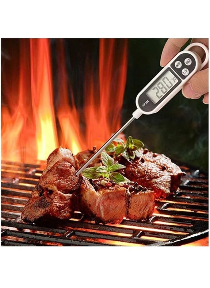 Digital Instant Read Meat Thermometer Kitchen Cooking Food Candy for Oil Deep Fry BBQ Grill Smoker temperature Milk Etc