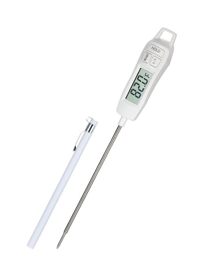 Digital Food Thermometer White/Silver 260 x 28 x 20mm