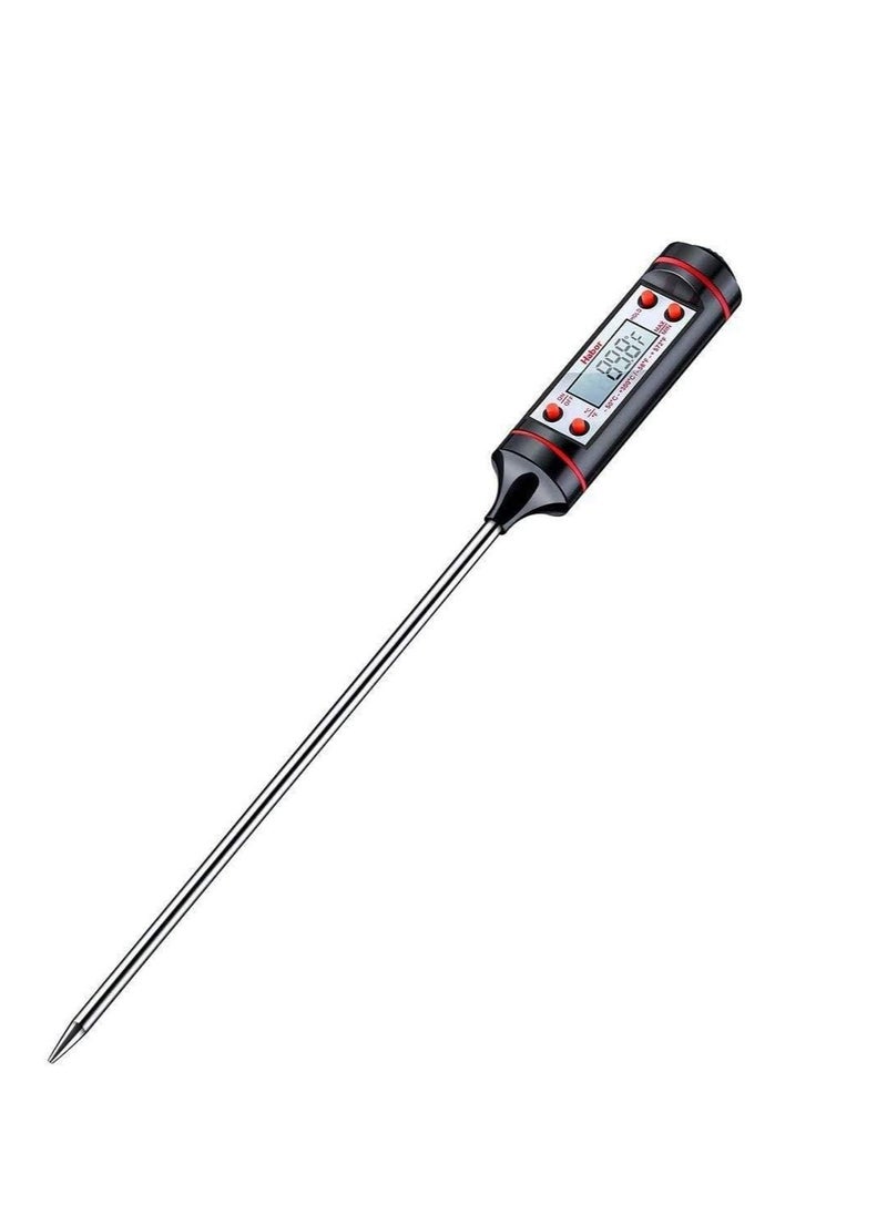 Sincher Meat Thermometer, Cooking Thermometer with Instant Read, LCD Screen, Hold Function for Kitchen Food Smoker Grill BBQ Meat Candy Milk Water