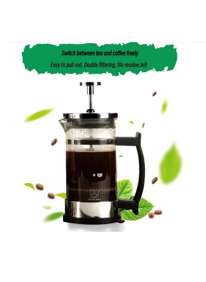 French Press Coffee Maker, Turkey Coffee Pot Food Grade Expresso Maker Machine With Ergonomic Handle