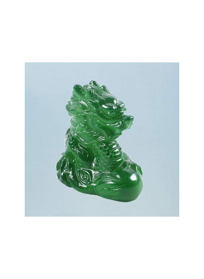 Chinese Tea Pet Statue Kung Fu Tea Pet Handmade Color Changing Resin Lucky Dragon Living Room Decor Decorative Accessories - Green Dragon