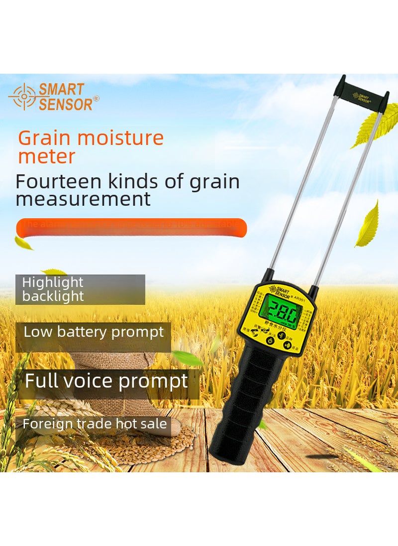 AR991 Grain Moisture Meter Corn Wheat Soybean Hygrometer