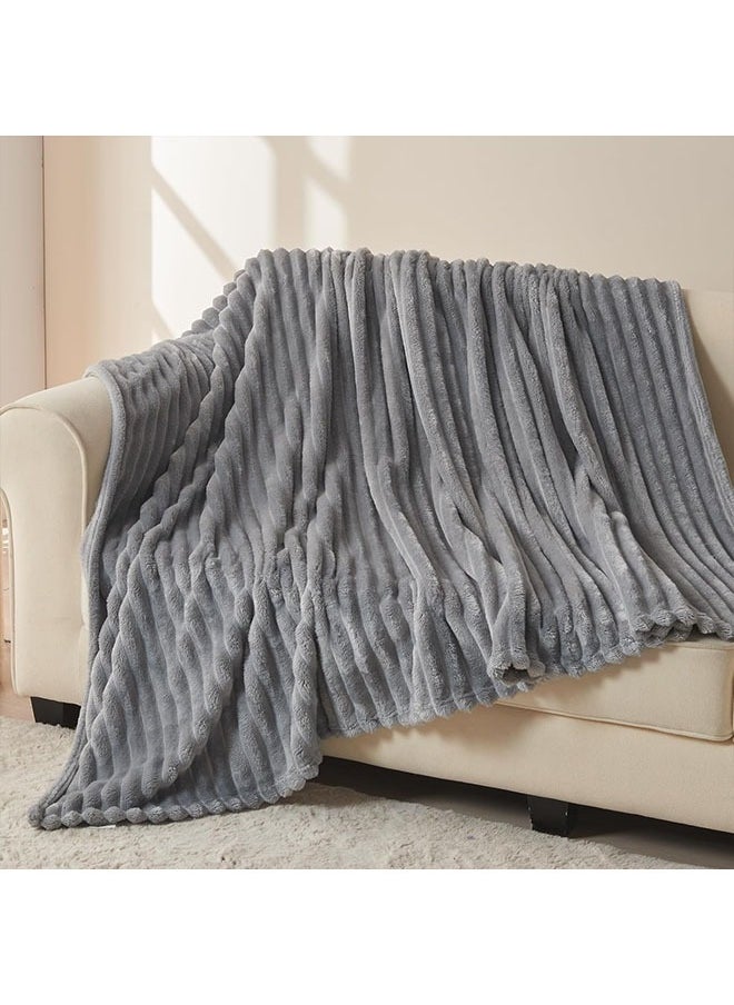 Throw Blanket for Couch or Bed, Super Soft Cozy Fleece Blankets, Lightweight Fuzzy Warm Flannel Blanket Suitable for Room Decor