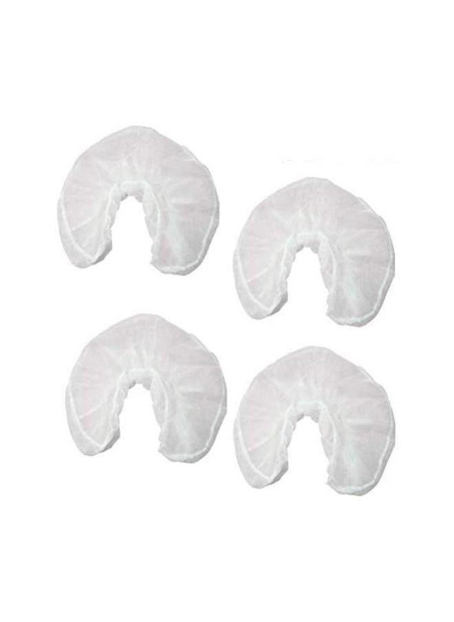 Disposable Headrest Covers Non-Woven Fabrics Pillowcase for Spa and Travel 50pcs(White)