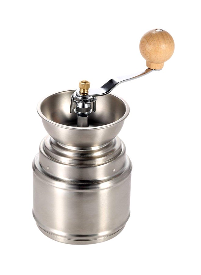 Manual Coffee Grinder Silver/Beige