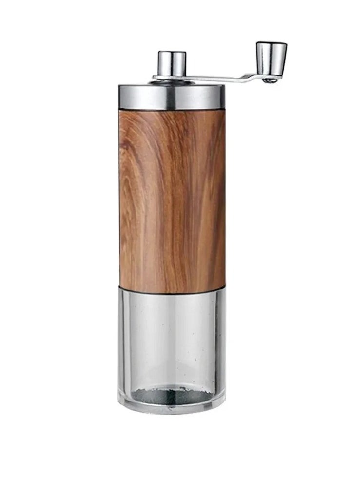 Portable Wood Grain Hand Coffee Grinder