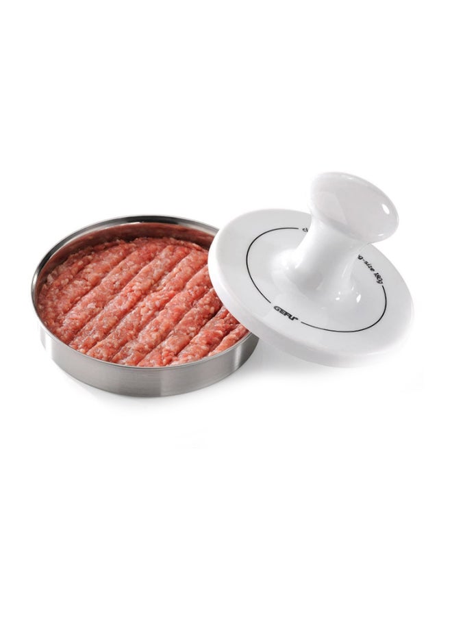 Burger Press Silver/White