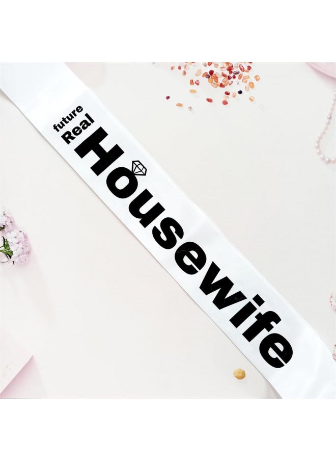 Magnusson's Garden Future Real Housewife Sash, Bachelorette Bridal Shower Engagement Party Bride-to-Be Sash, Real Housewives TV Show Inspired Gift for Women