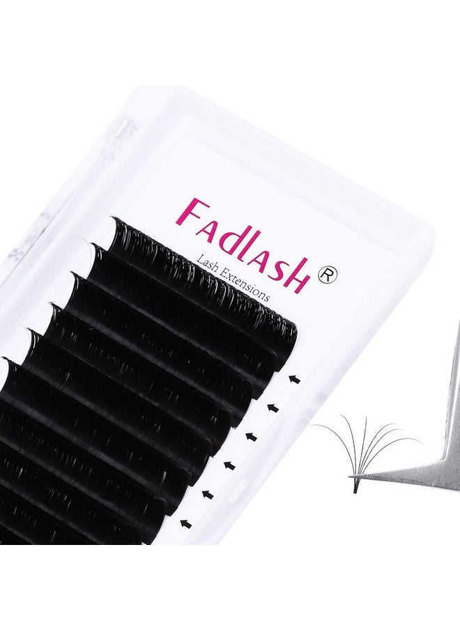 Lash Extensions .03 .05 .07 .10 Easy Fan Volume Lashes 8-30Mm Fadlash Self Fanning Eyelash Extensions J/B/C/D/Dd/L Curl Supplies (0.07-D, 8-14Mm Mix)