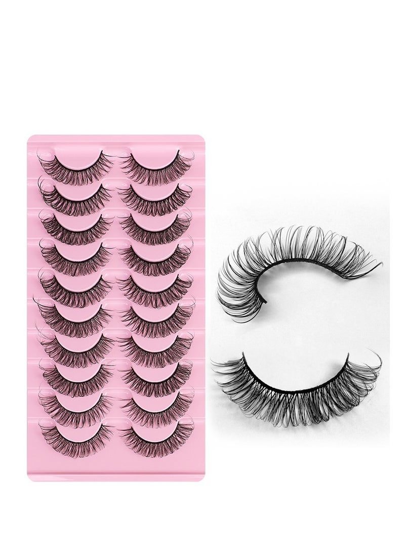 High volume DD curvature nutrual false eyelashes for party and daily makeup DH06-05