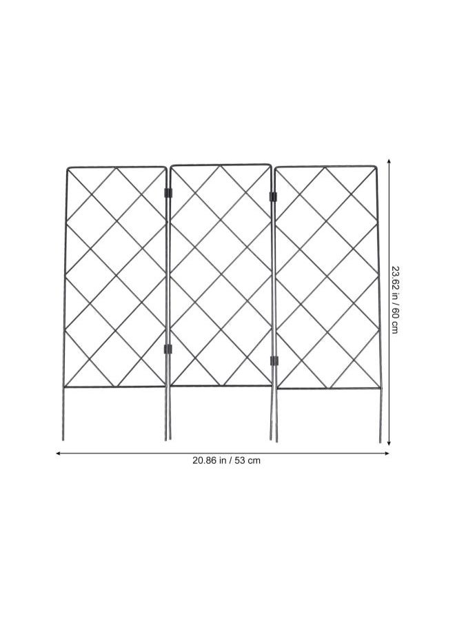 Climbing Plants Trellis Decorative Garden Fence Panel Arch Folding Flower Supports Tomato Grow Cage Stakes for Climbing Plants