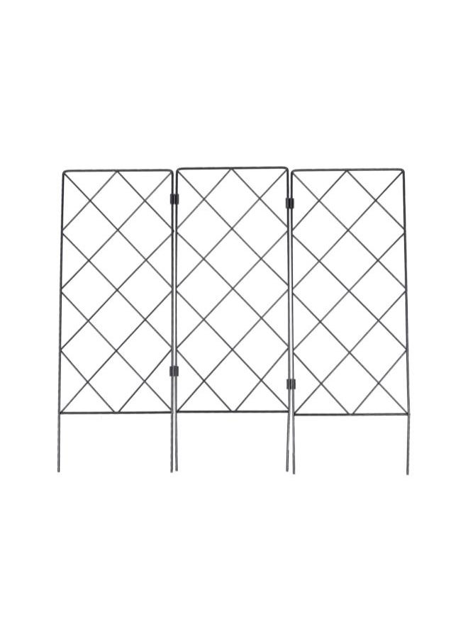 Climbing Plants Trellis Decorative Garden Fence Panel Arch Folding Flower Supports Tomato Grow Cage Stakes for Climbing Plants