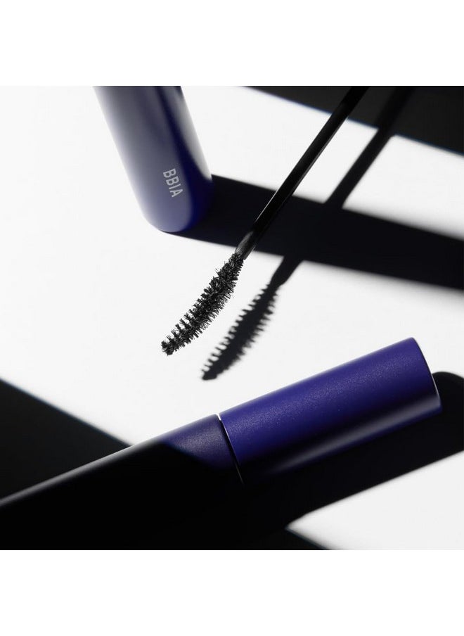 Bbia Never Die Mascara 2 Color - Power Volumizing & Lengthening, Curling, Fixing Lashes, Intense Length, Feathery Soft Full Lashes, No Smudging & Clumping, Waterproof, K-Beauty (02 Power Brown)