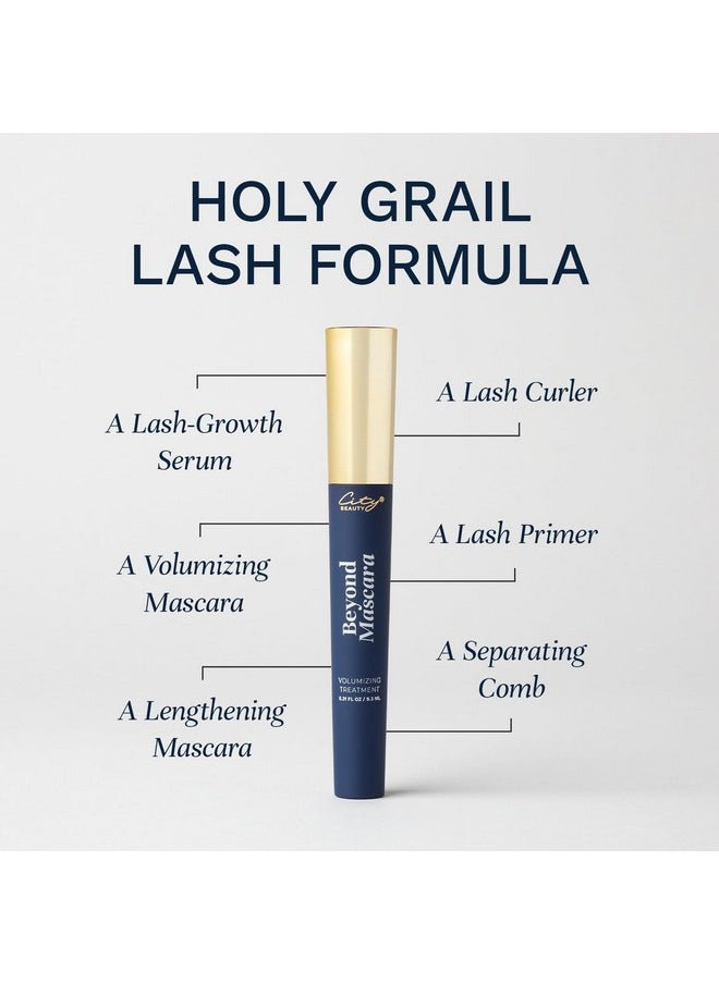 Beyond Mascara - Volumizing Treatment - Nourish & Lengthen Lashes - Keratin & Biotin Promote Stronger, Thicker-Looking Eyelashes - Buildable & Smudge-Resistant Luxury Mascara