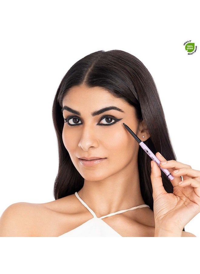 Eyeswearby Everyday Wear Kajal Black Waterproof ; Creamy Smooth Formula ; Smudgeproof ; Twist Up Pencil ; Creamy Smooth Glide ; Long Lasting Eye Makeup ; With Vit E