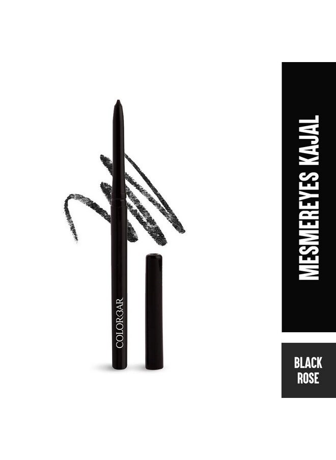 Mesmereyes Kajal, Black 001, 0.35G | Moisturizing| Smudgeproof | Long Lasting