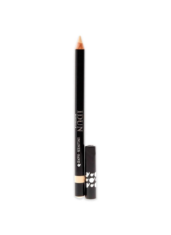 Creamy Eyeliner - Precision Pen For Flawless Eye Looks - Skin Nourishing Mineral Formula - Fine Tipped Point And Angled Smudging Tool For Sharp Or Smoky Designs - 103 Sand - 0.012 Oz