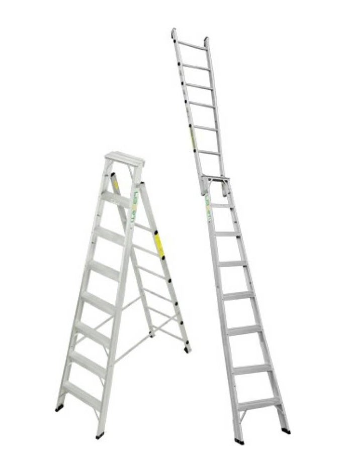 8'Liberti Aluminium Flip- Up(Combination) steps ladder