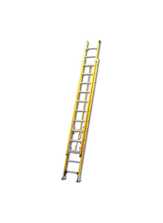 Fibre Extension Ladder - Lightweight, Telescoping Ladder for Home, Office & Outdoor Use | Folding Ladder with Anti-Slip Design | Heavy-Duty Multi-Use Ladder | 16X16 | 10 Meter