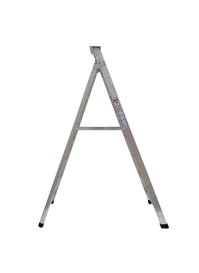 Dual Purpose Aluminum Ladder - Lightweight, Telescoping Ladder for Home, Office & Outdoor Use | 8 Steps Folding Ladder with Anti-Slip Design | Heavy-Duty Multi-Use Ladder | 2.4 Meters