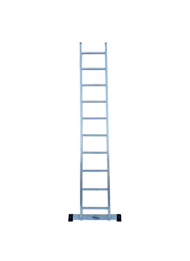 Italy Single Pole Aluminum Ladder - Lightweight Ladder for Home, Office & Outdoor Use | 10 Steps Folding Ladder with Anti-Slip Design | Heavy-Duty Multi-Use Ladder | 3 Meter