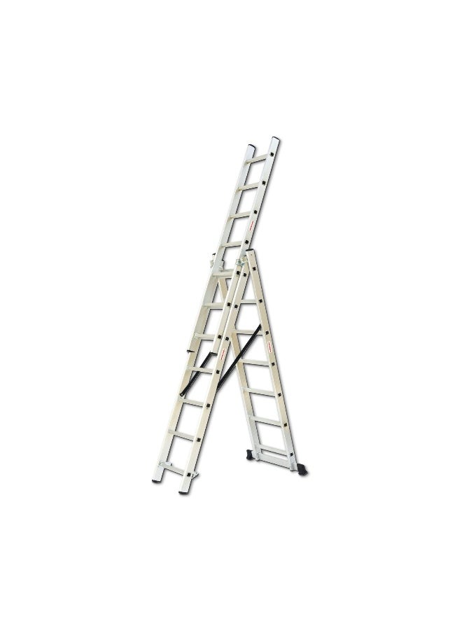 Aluminum Ladder – Heavy-Duty, Lightweight, and Triple Extention for Home and Industrial Use | 3X12 | 7.9 meter