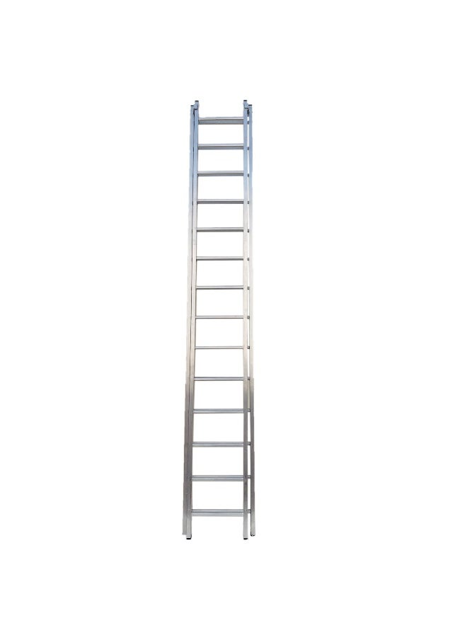 Singapore Extension Aluminum Ladder - Lightweight Ladder for Home, Office & Outdoor Use | 14+14 Steps Folding Ladder with Anti-Slip Design | Heavy-Duty Multi-Use Ladder | 8.5 Meter