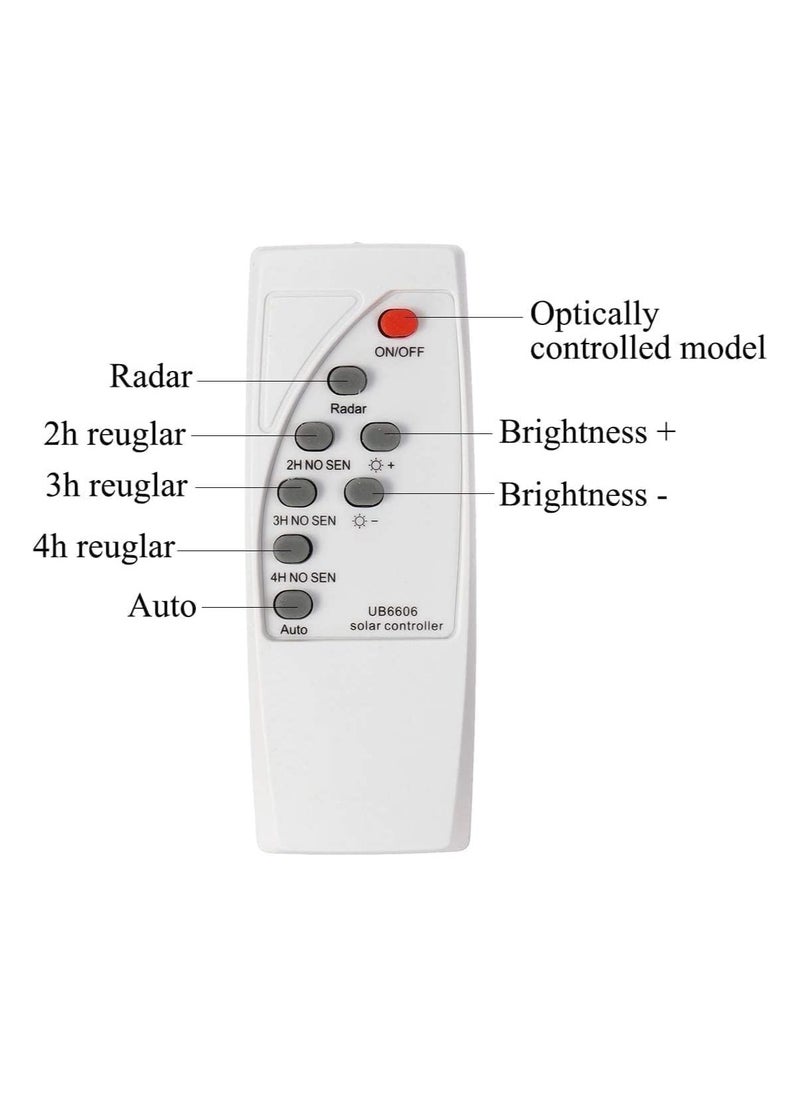 Solar Flood Lights Outdoor - Dusk to Dawn Street Lights with Remote Control, 6500K Daylight White IP66 Waterproof Solar Powered Spotlight for Yard, Garden, Street (300W to 5000W)