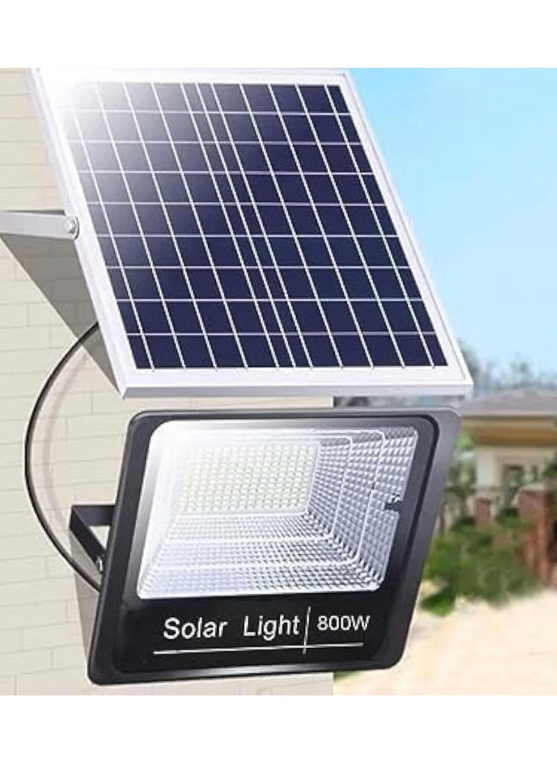 Solar Flood Lights Outdoor - Dusk to Dawn Street Lights with Remote Control, 6500K Daylight White IP66 Waterproof Solar Powered Spotlight for Yard, Garden, Street (300W to 5000W)