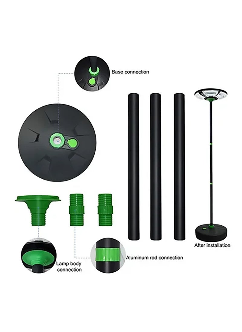 Solar Powered Garden Street Lamp with 180cm pole and Sturdy Base 200W